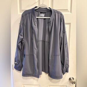 Carhartt Women's Utility Scrub Jacket in Gray